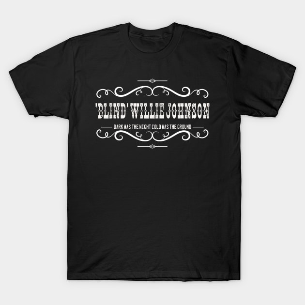 Blind Willie Johnson Blues Design T-Shirt by HellwoodOutfitters